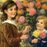 Montessori Cutting Flowers Lesson Activity