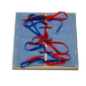 Montessori Bow Dressing Frame Lesson Activity
