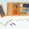 Montessori Multiplication tables with the Short Bead Stair Lesson Activity