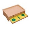 Montessori Leaf Tray and Cards Lesson Activity