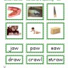Montessori Language Materials Green Consonant "aw", Age 3 to 6.pdf