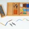 Montessori Addition Tables with Two sets of Short Bead Stairs Lesson Activity