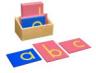 Montessori Lessons - Sandpaper Letters