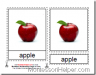 Montessori Materials, Fruit Nomenclature Cards, Age 3 to 6