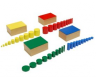 Montessori Knobless Cylinders Lesson Activity