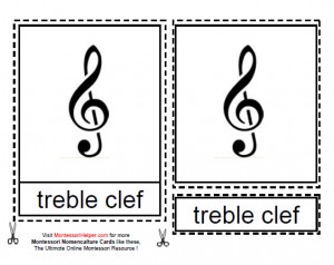 Montessori Music Notation Age 6 to 9 Materials