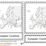 Montessori Materials European Countries, Age 3 to 6