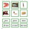 Montessori Language Materials Green Consonant "aw", Age 3 to 6.pdf