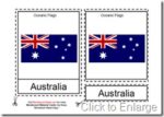 Montessori Oceanic Flags, Age 3 to 6