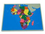 Montessori Lessons, Continent Puzzle Maps, Age 3 to 6