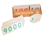 Montessori Cards and Counters Lesson Activity
