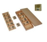 Montessori Seguin Board A with Beads (Teens Board) Lesson Activity