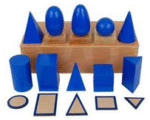 Montessori Geometric Solids Lesson Activity