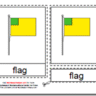 Montessori 3 Part Cards, Parts of a Flag, Age 3 to 6