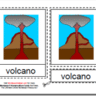 Montessori Parts of a Volcano Materials, Age 3 to 6